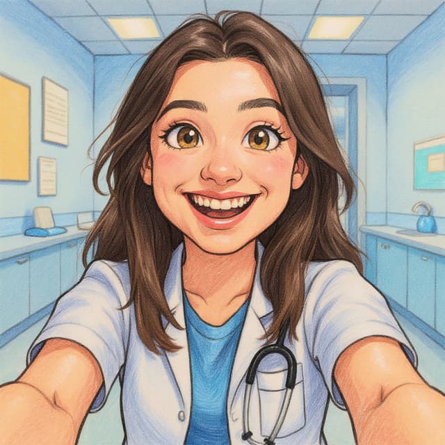 Karikatura zdravnica